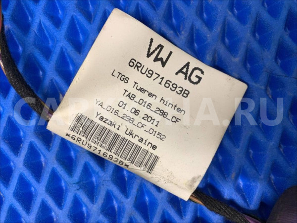 Задние стеклоподъемники VW Polo 5 комплект. Volkswagen Polo оригинальный номер 6R0959811SZ04