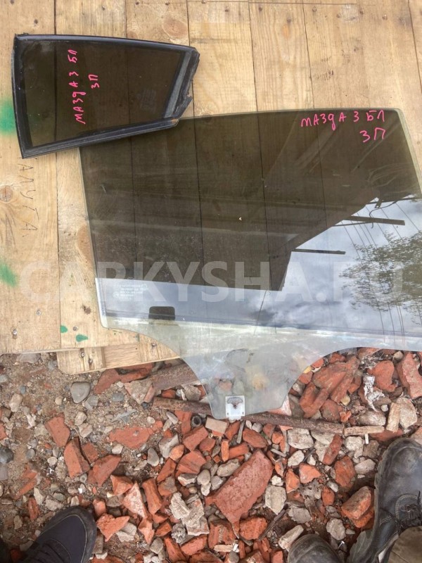 Стекло двери задней правой Mazda 3 BL рестайлинг (2011—2013) Mazda 2 оригинальный номер BBN772511A