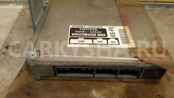 Эбу двигателя  4S-FE Toyota Mark II X90 АКПП Toyota Mark II оригинальный номер 8966122580