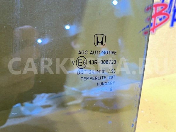 Стекло двери задней левой Honda CR-V 3 RE5 Honda CR-V оригинальный номер 73450SWWE10