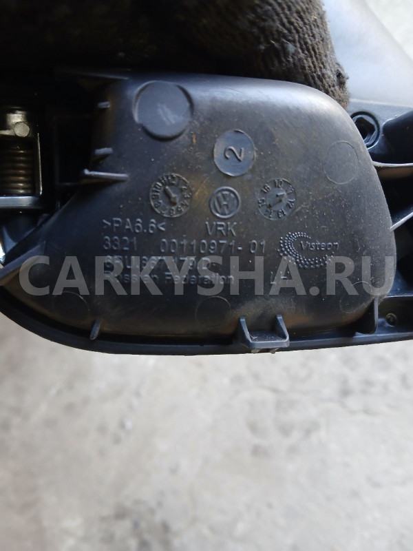 Ручка двери внутренняя левая, поло 5, 6RU867179D Volkswagen Polo оригинальный номер 6RU867179D