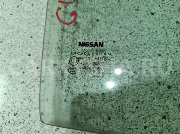 Стекло двери Nissan Almera G15 (2012—2018) Nissan Almera оригинальный номер 823004AA0A