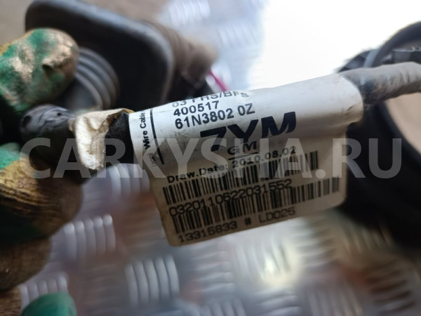 Проводка двери передней правой Opel Astra J 2009 Opel Astra оригинальный номер 13315833