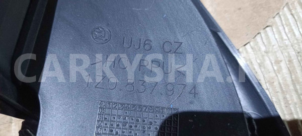 Крышка зеркала внутренняя Skoda Octavia II рестайлинг (2008—2013) Skoda Octavia оригинальный номер 1z0837974