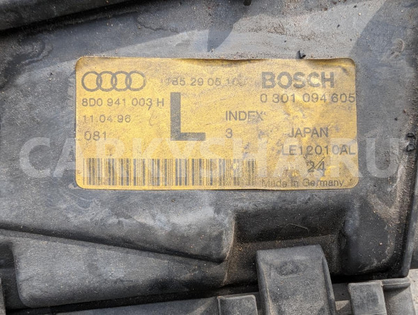 Фара Audi A4 оригинальный номер 8D0941003