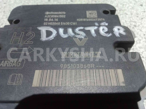Блок управления AIR BAG Renault Duster I рестайлинг (2015—2021) Renault 15 оригинальный номер 985103868r