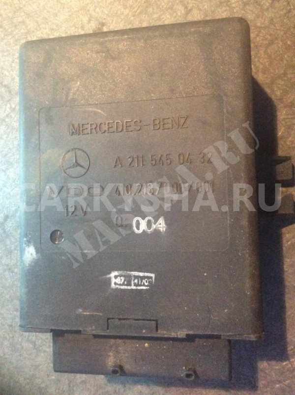ECU AIRBAG Mercedes-Benz E-klasse III (W211, S211) Седан оригинальный номер A2115450432 A2515450432 A2515450016 A 211 545 04 32 A 251 545 04 32 A 251 545 00 16