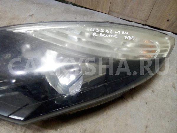 Фара левая Renault Scenic III 2009-2016 Renault 16 оригинальный номер 260609159