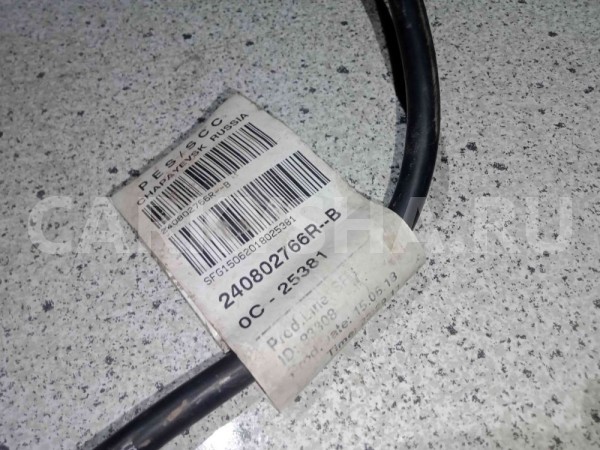 Клемма аккумулятора плюс Renault Duster I рестайлинг (2015—2021) Renault 15 оригинальный номер 240802766r