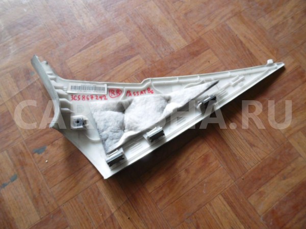 Обшивка стойки Volkswagen Passat B6 (2005—2010) Volkswagen Passat оригинальный номер 3c5867242