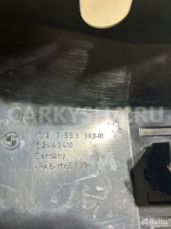 Декоративная накладка двигателя BMW X1 E84 N46B20 BMW X1 оригинальный номер 11 12 7 553 302