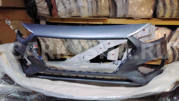 Бампер передний   17-20 серый u4g Hyundai Solaris II – седан оригинальный номер 86511H5000