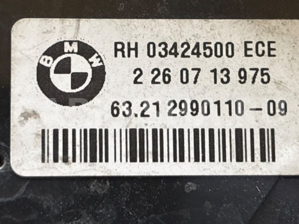 Стоп / Фонарь задний BMW X1 E84 рестайлинг (2012—2015) BMW X1 оригинальный номер 63 21 2 990 110