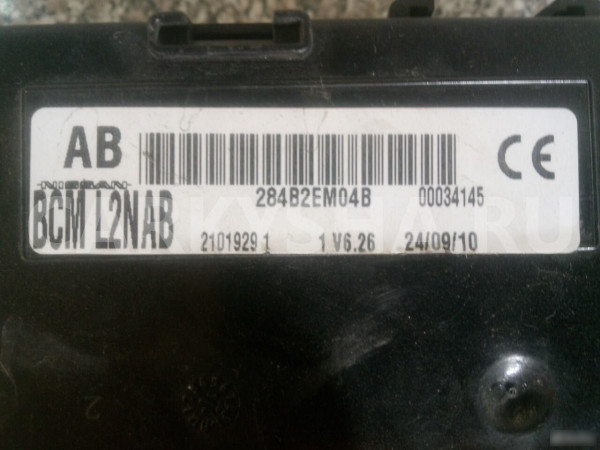 Блок комфорта 284b2em04b Nissan Tiida Ниссан Тиида Nissan Note оригинальный номер 284B2EM04B