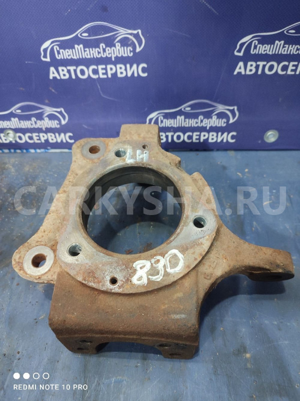 Кулак поворотный левый SsangYong Kyron Actyon 1 Ssang Yong Actyon оригинальный номер 4121109007