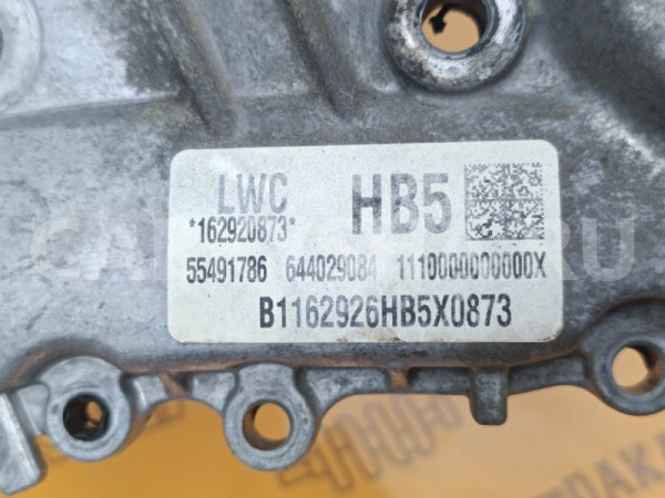 Крышка ГРМ Opel INSIGNIA 0G-A A16XHT 1.6T 2014 Opel Insignia 