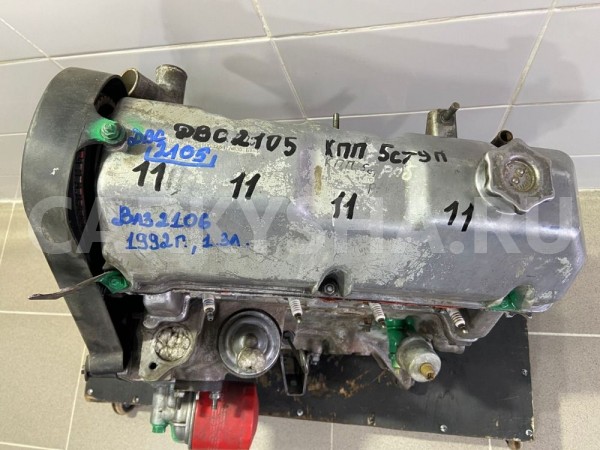 Двигатель 2105 Ваз 2106 1992 г. карбюратор ВАЗ (Lada) 2106 оригинальный номер 2105