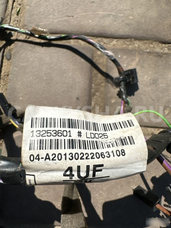 Проводка крышки багажника Opel Astra J Opel Astra оригинальный номер 13253601