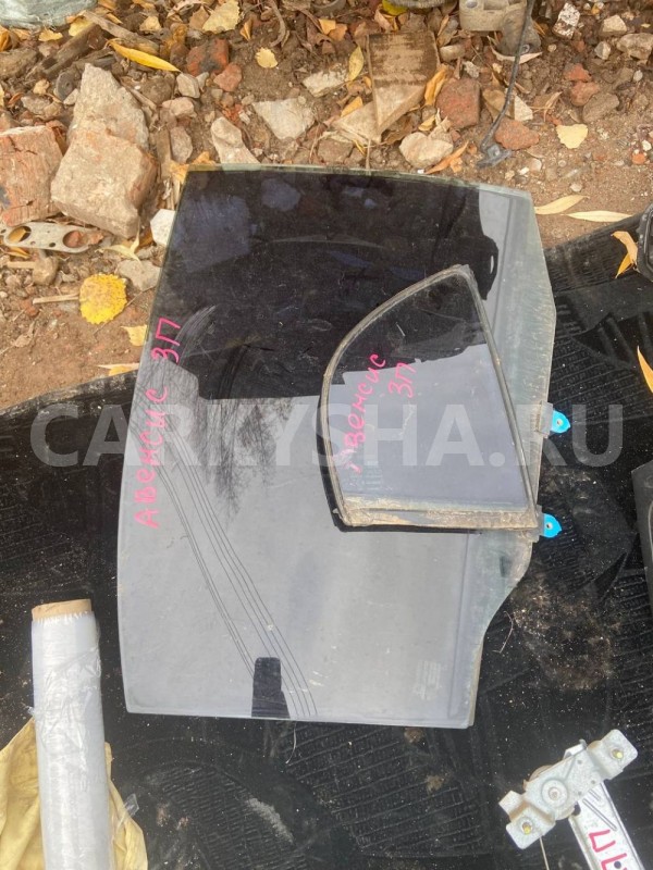 Стекло двери задней правой Toyota Avensis T220 рестайлинг (2000—2003) Toyota Avensis оригинальный номер 6810305100