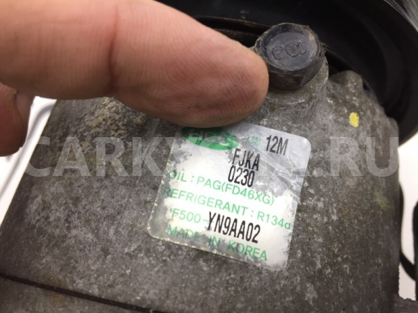Компрессор кондиционера Kia Venga YN G4FA 1.4 2010 Kia Venga 