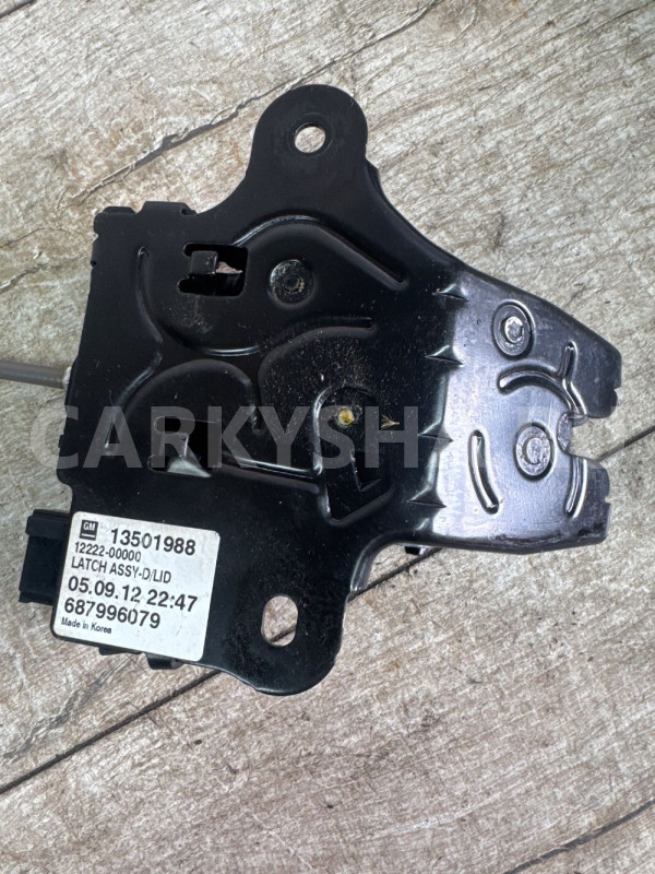 Замок багажника Шевроле Кобальт Cobalt Cruze Astra Chevrolet Cruze оригинальный номер 13501988