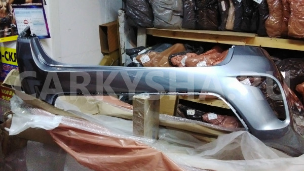 Бампер задний   16-20 серый u4g Kia Rio IV – седан оригинальный номер  86611H0000