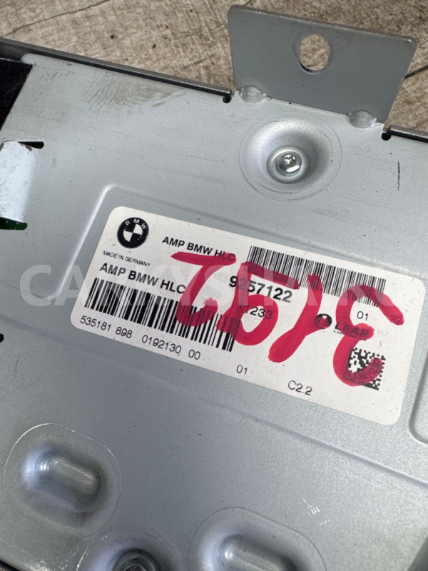 Усилитель звука  магнитолы BMW X5 E70 рестайлинг BMW X6 оригинальный номер 9257122