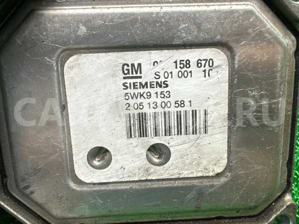 Блок управления двигателем Opel Astra 5WK9153 G Opel Astra 