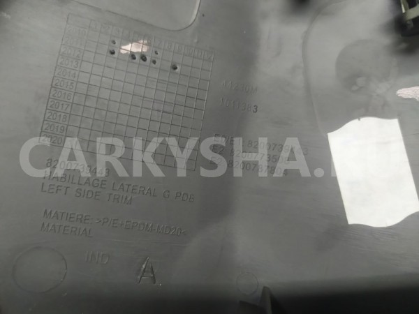 Накладка торпедо левая Рено Сандеро Степвей I Renault 14 оригинальный номер 8200739443