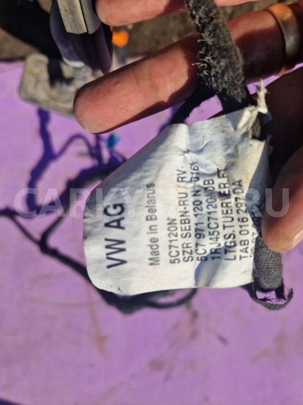 Проводка передней левой двери VW Jetta 6 Volkswagen Jetta оригинальный номер 5C971120N