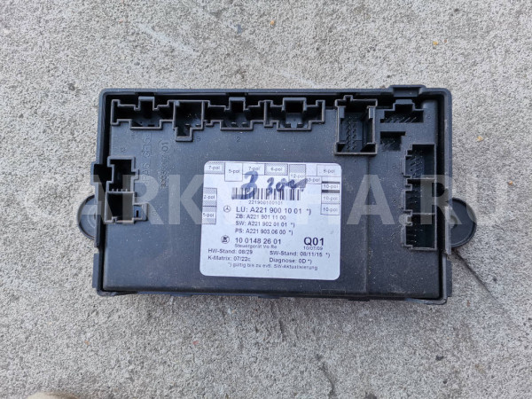 Блок управления дверями правое переднее A2219001001 Mercedes-Benz S-Class W221 Mercedes-Benz S-klasse оригинальный номер A2219001001