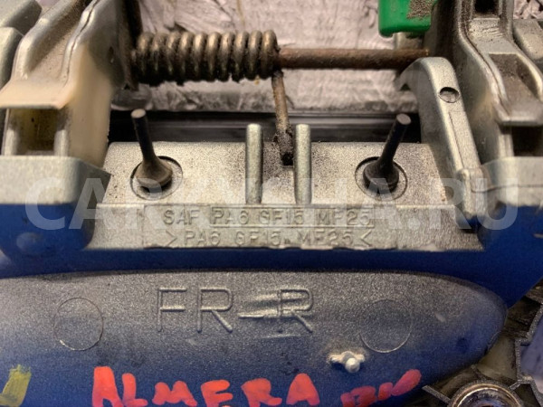 Ручка двери передней наружная правая Almera B10 Nissan Almera Classic оригинальный номер 80606-95F0D