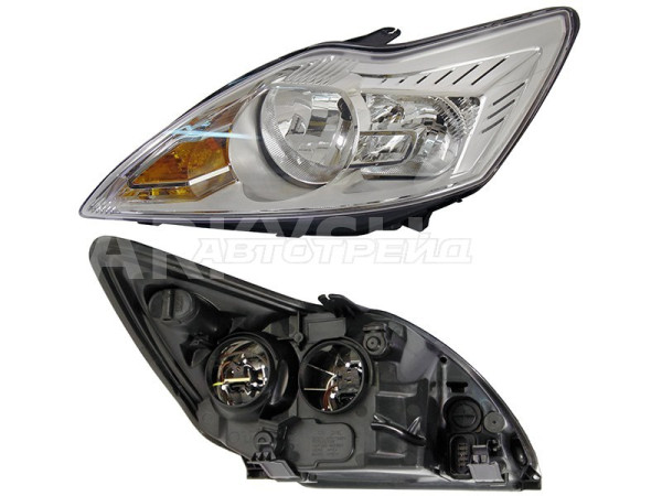 Фара   07-11 (Слева / Галоген / С электрокорректором) Ford Focus II Рестайлинг Седан оригинальный номер  ST-431-1181LMLDEM1