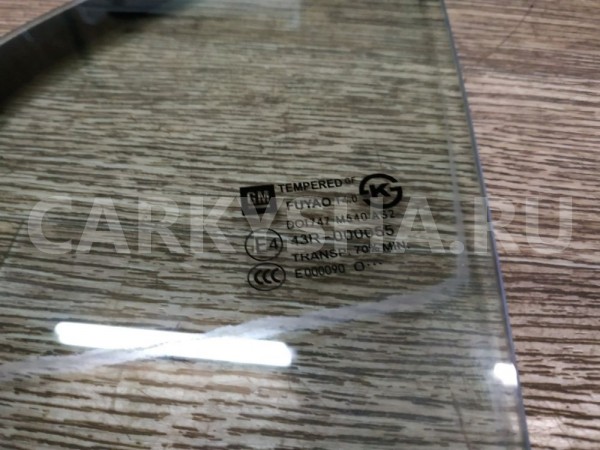 Стекло двери передней левой (форточка) Chevrolet Orlando 