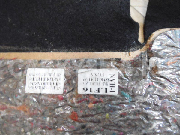 Коврик багажника Hyundai i20 I (2008—2012) Hyundai i20 оригинальный номер 857101J0119P