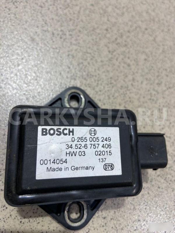 Датчик ускорения BMW 745I E65 2002 г BMW 7er оригинальный номер 0265005249