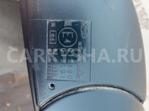 Зеркало правое механическое Hyundai Getz Hyundai Getz оригинальный номер 876201C200CA