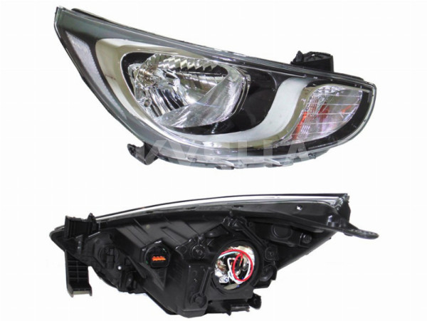 Фара   10-14 / Accent 11-17 правая Hyundai Solaris I Седан оригинальный номер  ST-221-11S1R