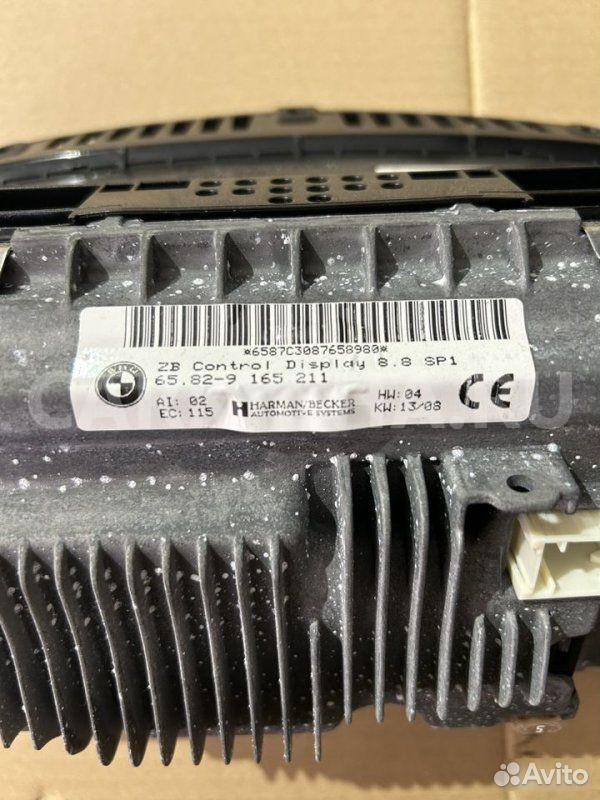 Центральный дисплей BMW 7 E65 N62B48 2008 BMW 7er оригинальный номер 65 82 6 960 096