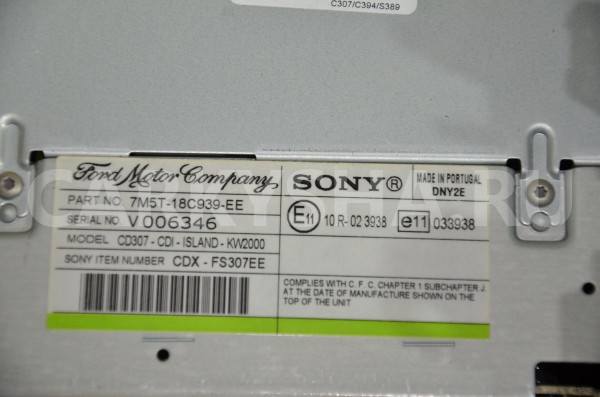 Магнитола Ford Focus 