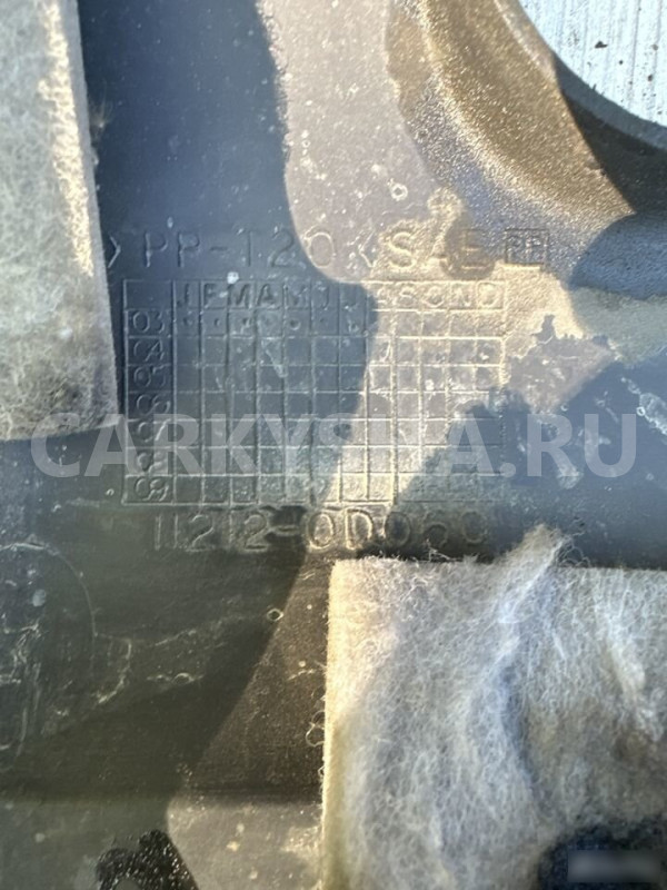 Накладка двигателя Toyota Corolla 120 Toyota Corolla оригинальный номер 112120D060