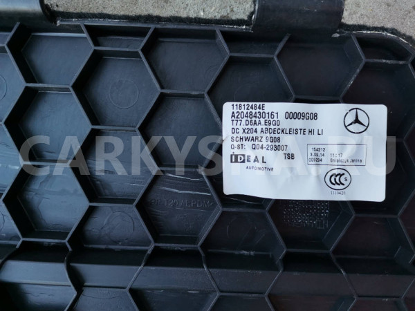 Обшивка багажника A2048430161 Mercedes-Benz GLK-Class 2014 X204 651.912 Mercedes-Benz CLK-klasse оригинальный номер A2048430161