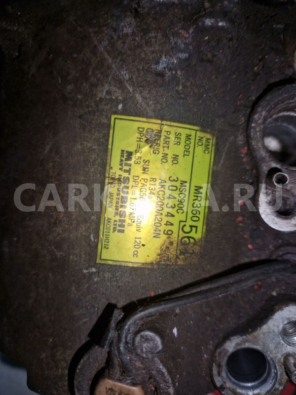 Компрессор кондиционера Mitsubishi Lancer 7 Mitsubishi i оригинальный номер MR360561