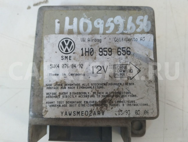 Эбу Airbag Volkswagen Golf 3 1995 1H0959656 Volkswagen Golf оригинальный номер 1H0959656