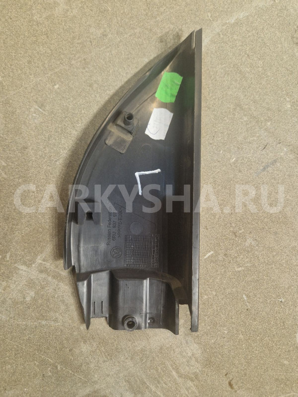 Накладка зеркала внутренняя левая VW Polo 5 Volkswagen Polo оригинальный номер 6RU837973