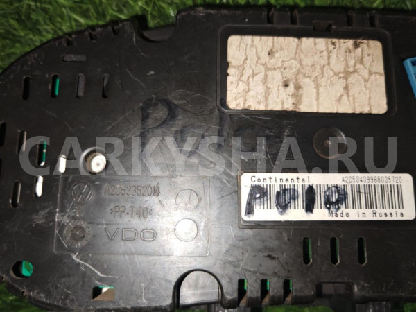 Панель приборов Volkswagen Polo 5 Volkswagen Polo оригинальный номер 6RU920860C