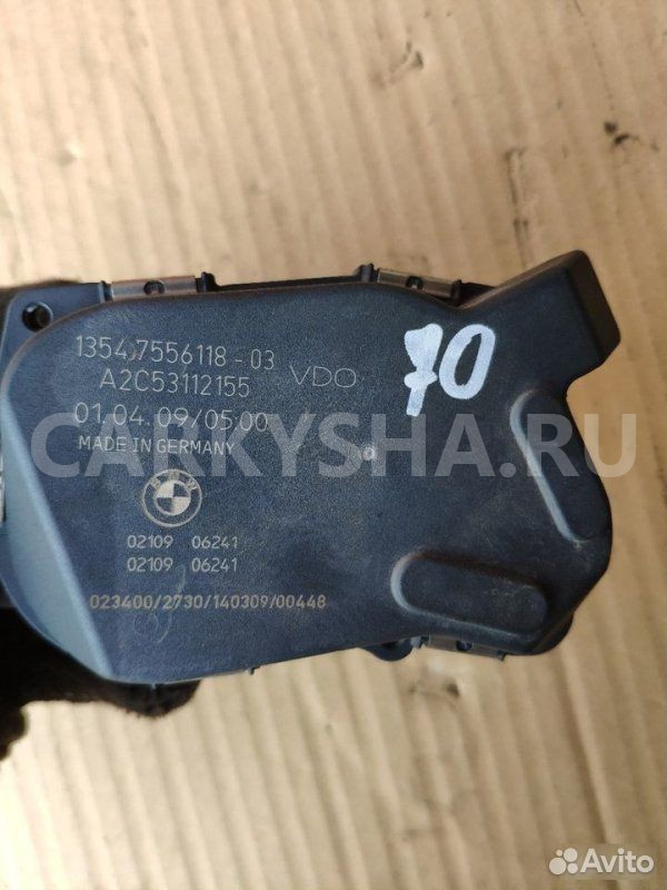 Дроссельная заслонка BMW X5 E70 N52B30 2008 BMW X5 оригинальный номер 13 54 7 556 118