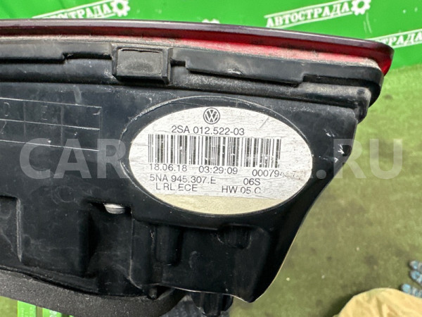 Фонарь Volkswagen Tiguan 2016-2025 5NA945307E, левый Volkswagen Tiguan 