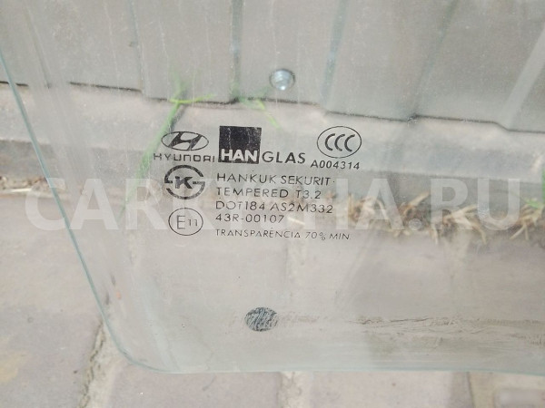 Стекло правое переднее Hyundai Getz Hyundai Getz 