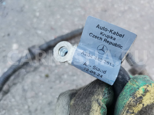 Проводка стартера Mercedes-Benz GLK-класс 2014 X204 651.912 Mercedes-Benz CLK-klasse оригинальный номер A2044402513